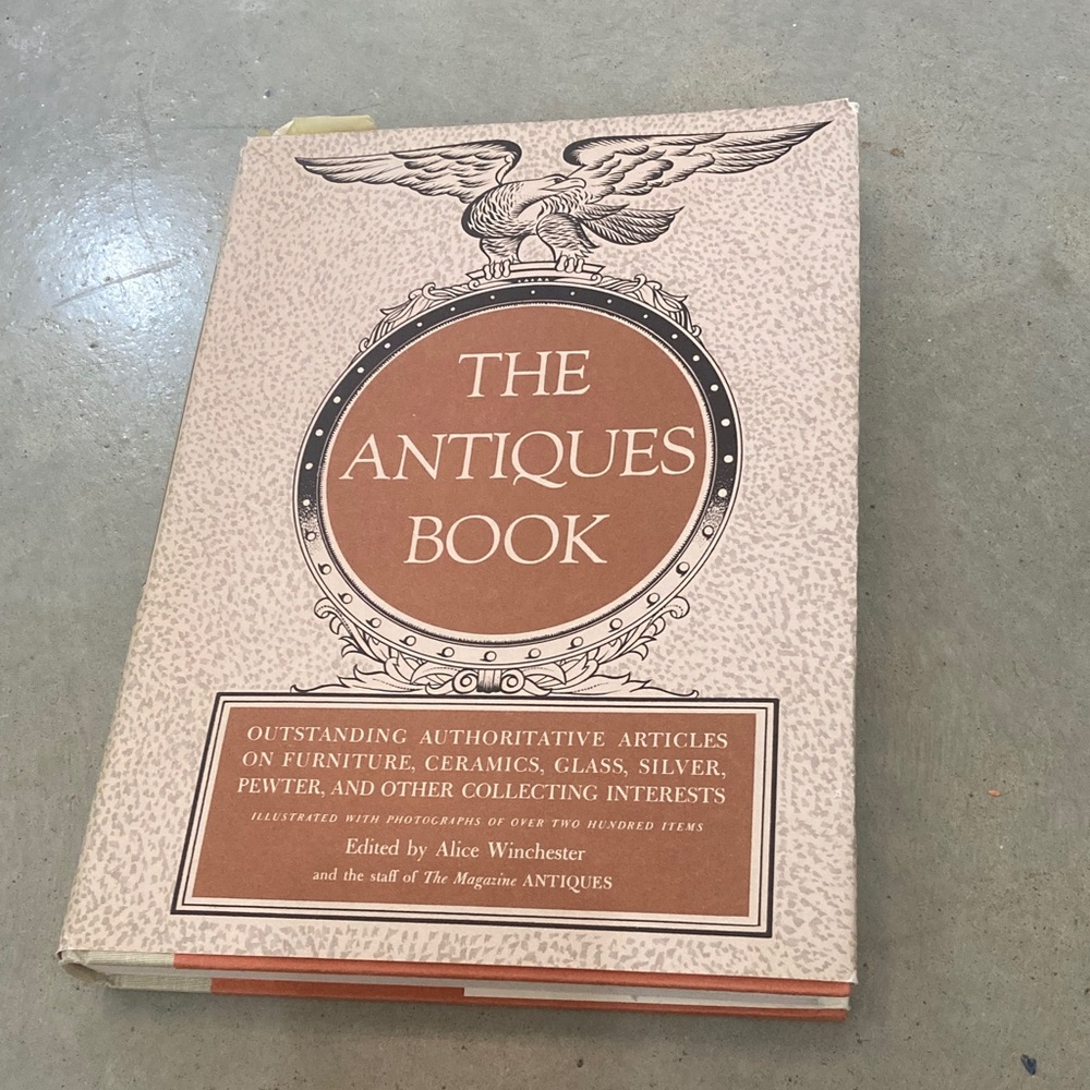 The Antiques Book 1950 bonanza book edited by Winchester. Excellent cond